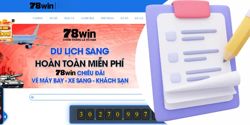 Lưu ý cần nắm rõ khi đăng ký 78WIN